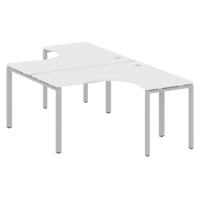 Стол-станция METALL SYSTEM криволинейная на О-образном м/к  БО.РАС-СА-2.3 1400*2435*750